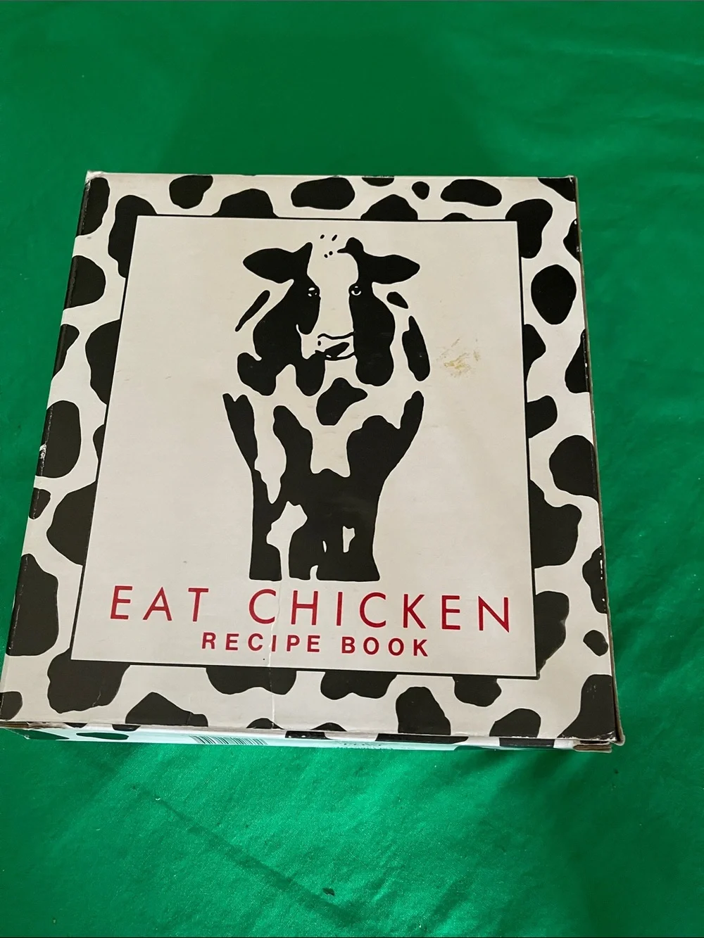 Eat Chicken Recipe Book - Black & White